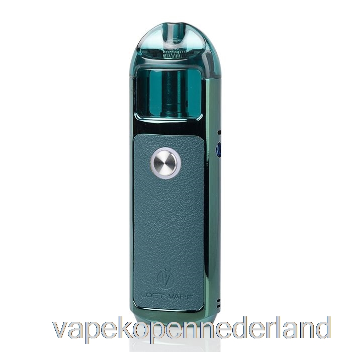 Elektronische Sigaret Vape Verloren Vape Lyra 20w Pod-systeem Groen / Leer
